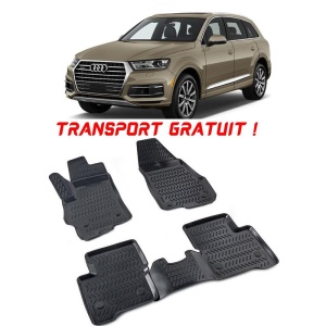 Audi Q7 I (Typ 4L) 2005-2015 Set 4 covorase auto din cauciuc tip tavita premium line 3D - Transport Gratuit! accesorii pentru autoturismul tau - masina v49537