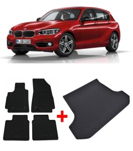 BMW F20 Set Covorase + tavita portbagaj auto BMW Seria 1 F20 fabricatie 10.2011 - 06.2019, caroserie hatchback - Img 2