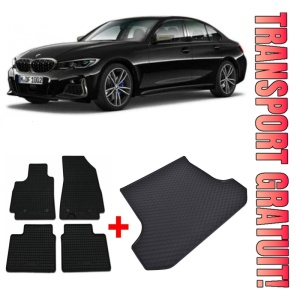 BMW G21 Set Covorase + tavita portbagaj auto BMW Seria 3 G21 fabricatie 06.2019 - prezent, caroserie combi