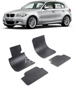 Bmw Seria 1 E87, Hatchback, fabricat din 09.2004 - 2011, 5 Usi, set covorase auto dedicate, din cauciuc 100% Premium accesorii pentru autoturismul tau - masina v157400