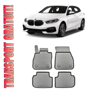 Bmw Seria 1 F40, Hatchback, Din 09.2019 - Prezent , Set Covorase Auto Tip Tavita Premium 3D, din cauciuc