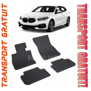 Bmw Seria 1 F40, Hatchback, fabricat din 09.2019 - Prezent, set covorase auto dedicate, din cauciuc 100% Premium
