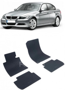 Bmw Seria 3 E46 fabricat din 1998 - 02.2005, Sedan, set covorase auto dedicate, din cauciuc 100% Premium accesorii pentru autoturismul tau - masina v149850