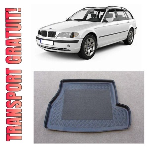 Bmw Seria 3 E46 Touring Combi din 1998-2005.08 (Cu Navi Si Audio Pe Stanga) *1 , Tavita Pentru Portbagaj Lux Premium Dedicata,