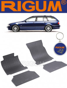 Bmw Seria 5 E39, Combi, fabricat din 1996 - 06.2003, set covorase auto dedicate, din cauciuc 100% Premium accesorii pentru autoturismul tau - masina v158351