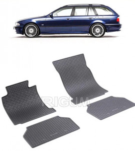 Bmw Seria 5 E39, Combi, fabricat din 1996 - 06.2003, set covorase auto dedicate, din cauciuc 100% Premium accesorii pentru autoturismul tau - masina v158353