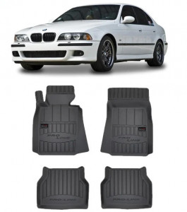 Bmw Seria 5 E39, Sedan, Din 1996 - 06.2003 , Set Covorase Auto Tip Tavita Premium 3D, din cauciuc accesorii pentru autoturismul tau - masina v174392