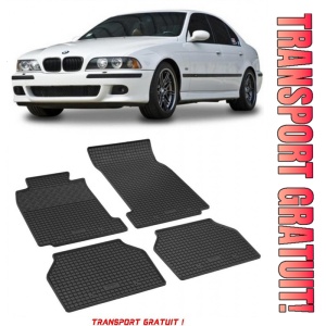 Bmw Seria 5 E39, Sedan, fabricat din 1996 - 06.2003, set covorase auto dedicate, din cauciuc 100% Premium - Transport Gratuit