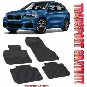Bmw X1 F48, Suv, fabricat din 10.2015 - Prezent, set covorase auto dedicate, din cauciuc 100% Premium - Transport Gratuit