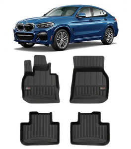 Bmw X3 G01, Suv, Din 11.2017 - Prezent , Set Covorase Auto Tip Tavita Premium 3D, din cauciuc accesorii pentru autoturismul tau - masina v171224