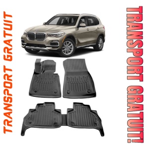 Bmw X5 (G05) (2018-2025) Set Covorase auto tip tavita din cauciuc Premium Umbrella