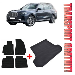 Bmw X7 G07 Suv din 03.2019 - Prezent *3, Set Covorase + tavita portbagaj auto