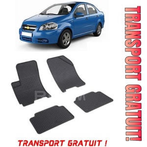 ChEVrolet Aveo T250, Hatchback, fabricat din 2006 - 2011, set covorase auto dedicate, din cauciuc 100% Premium - Transport Gratuit
