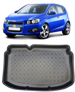 Chevrolet Aveo T300 Hatchback din 06.2011 - Prezent, Tavita Pentru Portbagaj Lux Premium Dedicata, Portbagaj Inferior *1 accesorii pentru autoturismul tau - masina v195259