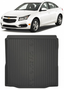 Chevrolet Cruze din 05.2009 - 2011 Sedan Fara Spatiu De Depozitare Suplimentar *1, Tavita Pentru Portbagaj Lux Premium Dedicata, accesorii pentru autoturismul tau - masina v180000