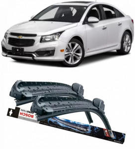 Chevrolet Cruze Station Wagon Set 2 stergatoare parbriz Bosch Bosch Aerotwin 60 cm/45 cm compatibile cu Chevrolet Cruze Station Wagon (J308) din 2012-2015 (60 cm / 45 cm) accesorii pentru autoturismul tau - masina v123769