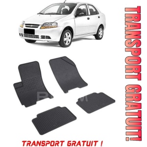ChEVrolet Kalos T200, Sedan, fabricat din 2002 - 2006, set covorase auto dedicate, din cauciuc 100% Premium - Transport Gratuit