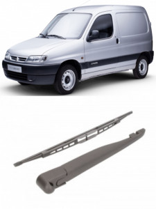 Citroen Berlingo Brat stergator pentru luneta spate cu lamela 400 mm, compatibil cu Citroen Berlingo van fabricat intre 1996-2011, calitate extra accesorii pentru autoturismul tau - masina v91734