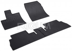 Citroen Berlingo III, Van, fabricat din 06.2018 - Prezent, 5 Locuri, set covorase auto dedicate, din cauciuc 100% Premium accesorii pentru autoturismul tau - masina v160221
