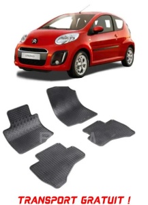 Citroen C2, Hatchback, fabricat din 2003 - 10.2009, set covorase auto dedicate, din cauciuc 100% Premium - Transport Gratuit accesorii pentru autoturismul tau - masina v40509