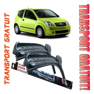 Citroen C2 Set 2 stergatoare parbriz Bosch Bosch Aerotwin compatibile cu Citroen C2 2003-2012 (60 cm / 45 cm)