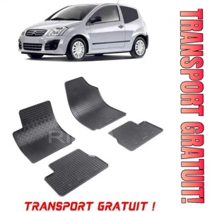Citroen C3 I, Hatchback, fabricat din 2002 - 2009, set covorase auto dedicate, din cauciuc 100% Premium - Transport Gratuit