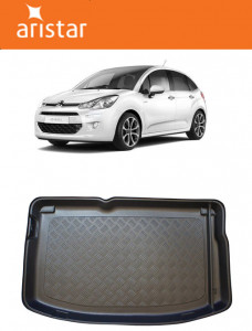 Citroen C3 II Hatchback din 2009 - 12.2016 *1, Tavita Pentru Portbagaj Lux Premium Dedicata, accesorii pentru autoturismul tau - masina v204324