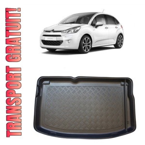 Citroen C3 II Hatchback din 2009 - 12.2016 *1, Tavita Pentru Portbagaj Lux Premium Dedicata,
