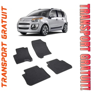 Citroen C3 Picasso, Van, fabricat din 2009 - 10.2017, set covorase auto dedicate, din cauciuc 100% Premium