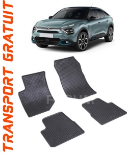 Citroen C4 III, Hatchback, fabricat din 12.2020 - Prezent, set covorase auto dedicate, din cauciuc 100% Premium accesorii pentru autoturismul tau - masina v153781