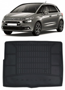 Citroen C4 Picasso II Van din 07.2013 - 11.2020, Tavita Pentru Portbagaj Lux Premium Dedicata, Portbagaj Inferior *3 accesorii pentru autoturismul tau - masina v190688
