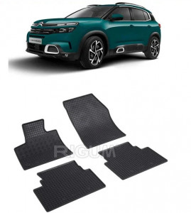 Citroen C5 Aircross, Suv, fabricat din 02.2019 - Prezent, set covorase auto dedicate, din cauciuc 100% Premium accesorii pentru autoturismul tau - masina v156903