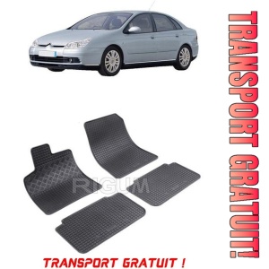 Citroen C5 II, Sedan, fabricat din 2008 - 05.2017, set covorase auto dedicate, din cauciuc 100% Premium - Transport Gratuit