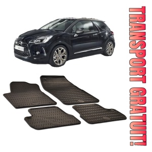 Citroen DS3 (2010-2019) Set 4 covorase auto cauciuc Urban Line
