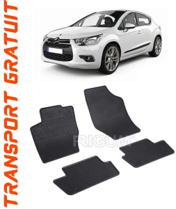 Citroen DS4 Crossback, Hatchback, fabricat din 11.2015 - 06.2018, set covorase auto dedicate, din cauciuc 100% Premium accesorii pentru autoturismul tau - masina v155581