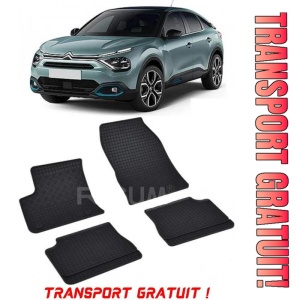 Citroen E-C4, Hatchback, fabricat din 12.2020 - Prezent, set covorase auto dedicate, din cauciuc 100% Premium - Transport Gratuit