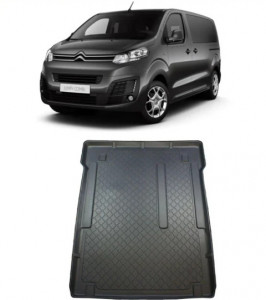 Citroen Jumpy II Van din 2007 - 2016, Tavita Pentru Portbagaj Lux Premium Dedicata, Ampatament L2 In Spatele Randului 3 *2 accesorii pentru autoturismul tau - masina v188777