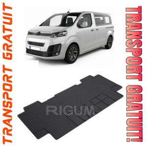 Citroen Spacetourer, Van, fabricat din 01.2016 - Prezent, Rand 2, Masina Are 5 Locuri, set covorase auto dedicate, din cauciuc 100% Premium