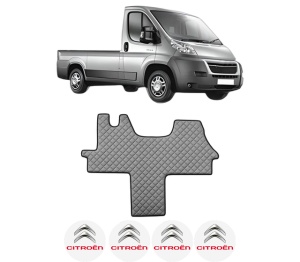 Covoras Camion Tir CITROEN JUMPER II Platform/Chassis din 2006-2023, Auto, 4x Stickere auto cu CITROEN
