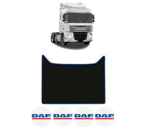 Covoras Camion Tir DAF XF 105 din 2005-2013, Auto, 4x Stickere auto cu DAF