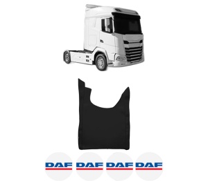 Covoras Camion Tir DAF XG+ din 2021, Auto, 4x Stickere auto cu DAF