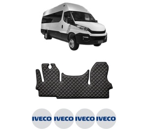 Covoras Camion Tir Iveco DAILY VI Bus din 2014-2019, Auto, 4x Stickere auto cu Iveco