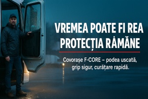 Covoras Camion Tir Iveco DAILY VI Bus din 2014-2019, Auto, 4x Stickere auto cu Iveco - Img 5