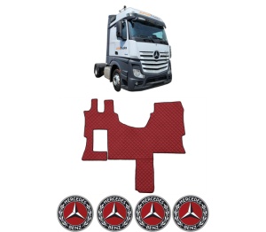 Covoras Camion Tir MERCEDES-BENZ ACTROS MP4 / MP5 din 2011-2024, Auto, 4x Stickere auto cu MERCEDES-BENZ