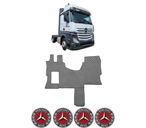 Covoras Camion Tir MERCEDES-BENZ ACTROS MP4 / MP5 din 2011-2024, Auto, 4x Stickere auto cu MERCEDES-BENZ