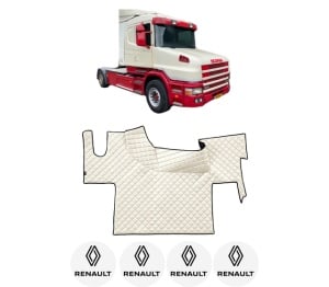 Covoras Camion Tir RENAULT TRUCKS T din 2004-2023, Auto, 4x Stickere auto cu RENAULT TRUCKS