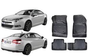 Covorase auto Citroen C5 II (Rd / Td)2007-2017 Set presuri auto tip tavita - Img 2