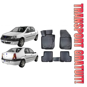 Covorase auto Dacia Logan 1 2004-2012 Set presuri tip tavita