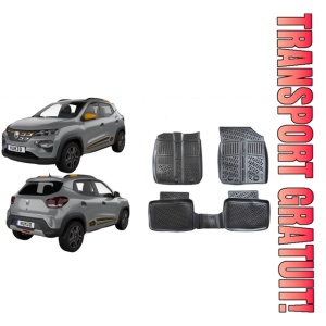 Covorase auto Dacia Spring Electric 2022-2025 Set presuri tip tavita