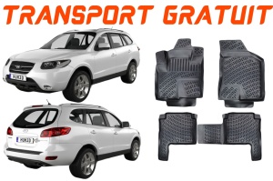 Covorase auto Hyundai Santa Fe II 2006-2012 Set presuri tavita accesorii pentru autoturismul tau - masina v22231